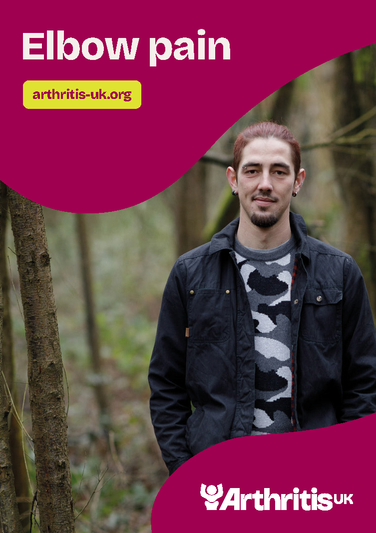 Arthritis UK Elbow Pain Booklet cover.