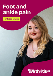 Arthritis UK Foot and ankle pain booklet cover.