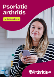 Arthritis UK Psoriatic arthritis Booklet cover.