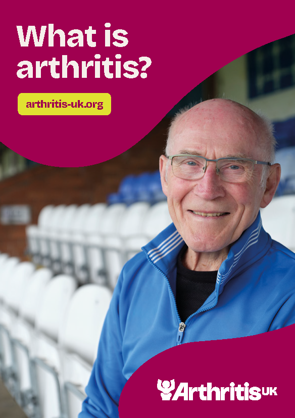 Arthritis UK 'What is arthritis' booklet cover.
