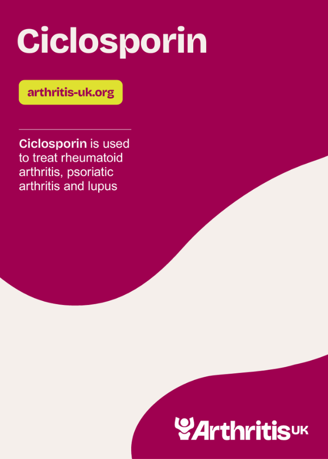 Drugs for Arthritis - Ciclosporin