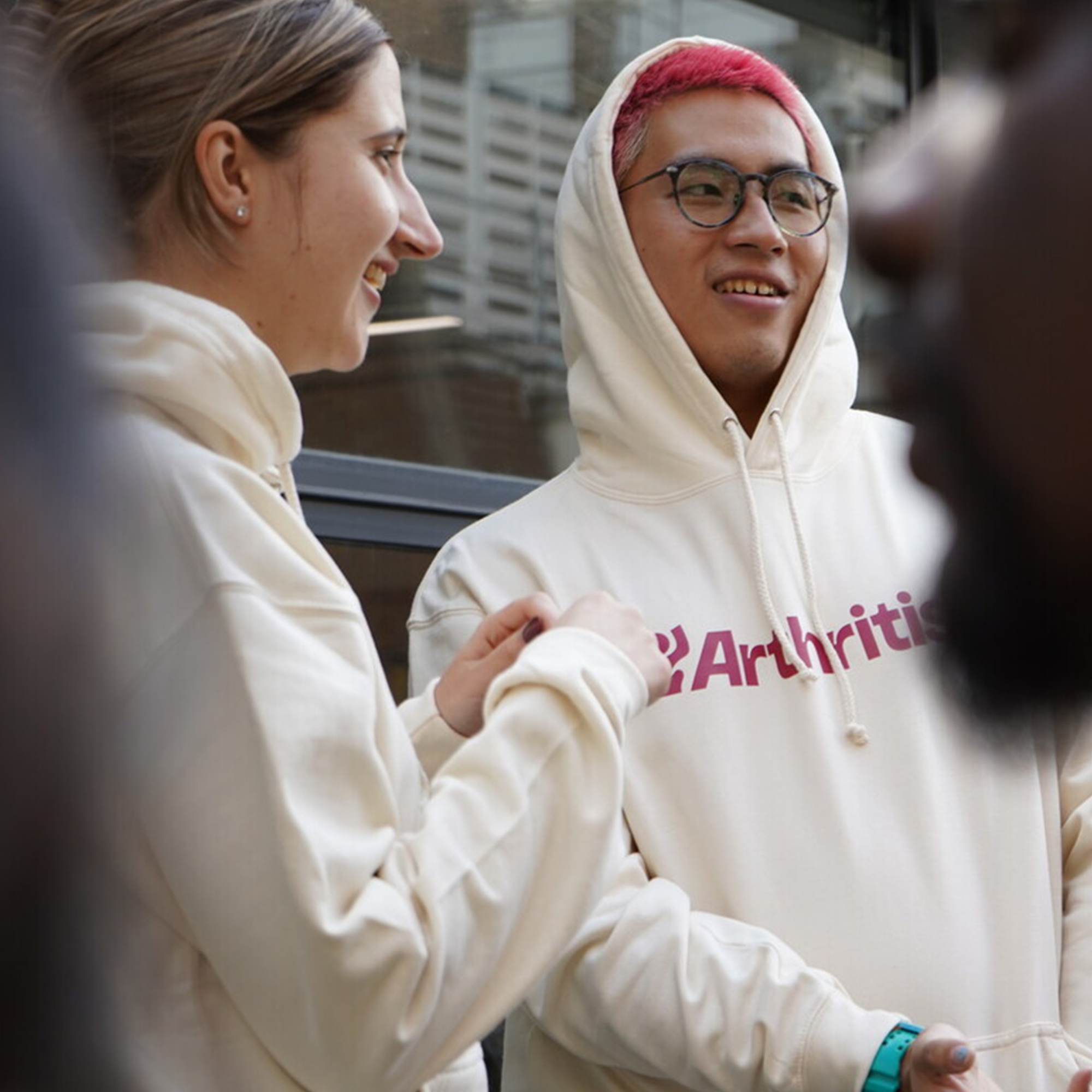 Arthritis UK Unisex Hoodie Off White