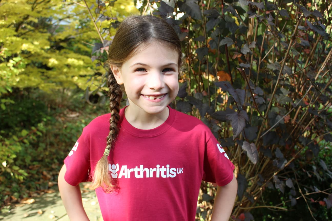 Arthritis UK Kids T-Shirt Raspberry