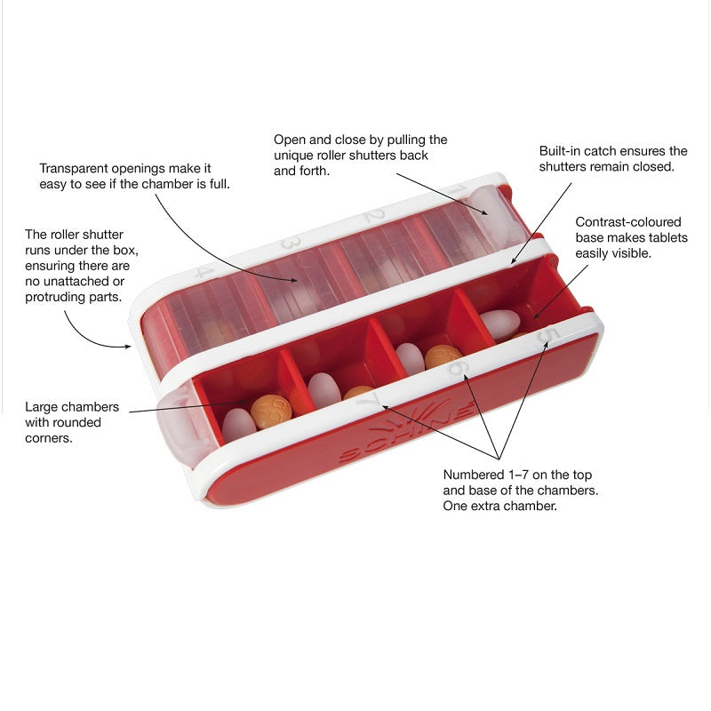 The Pivotell Small Pill Organiser