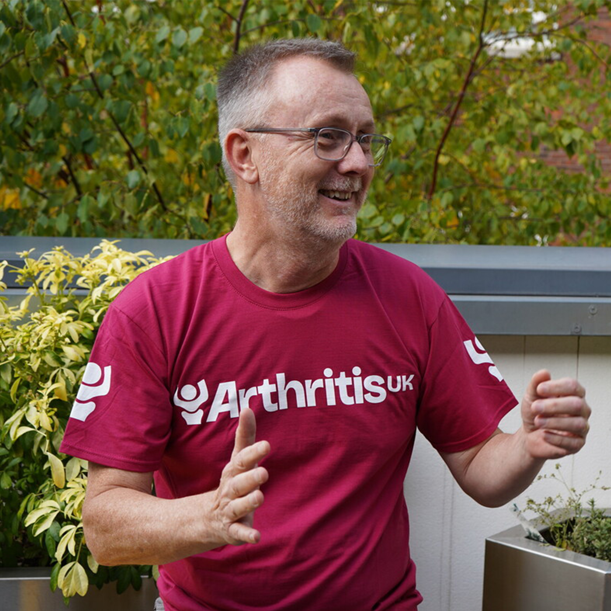 Arthritis UK Unisex T-Shirt Raspberry